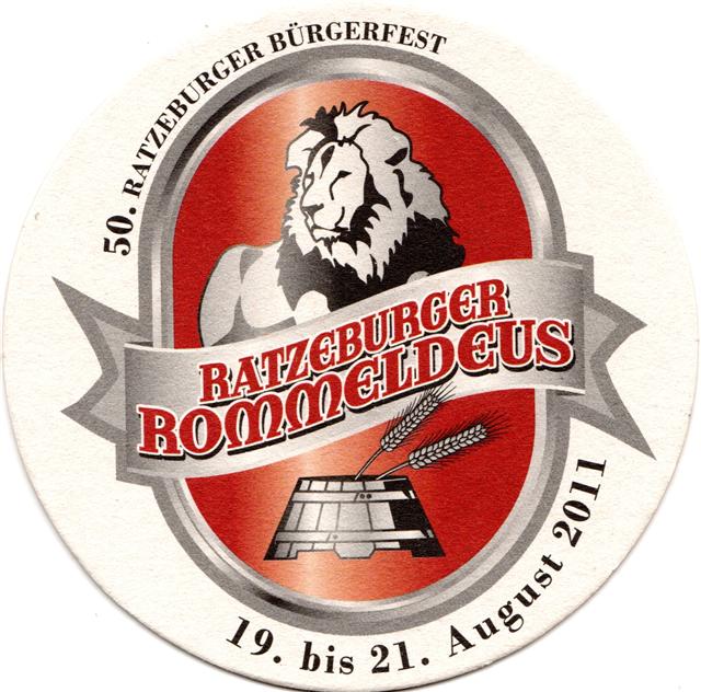 ratzeburg rz-sh rommeldeus rund 1a (215-50 brgerfest 2011) 